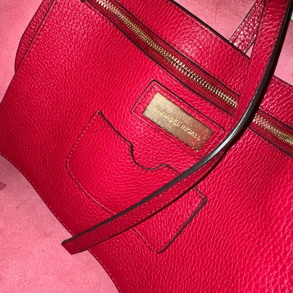 Annabel Ingall Small Isabella Tote - BERRY - Picture 4 of 4